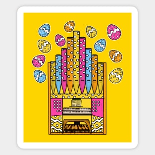 Easter Church Organ Organist Magnet